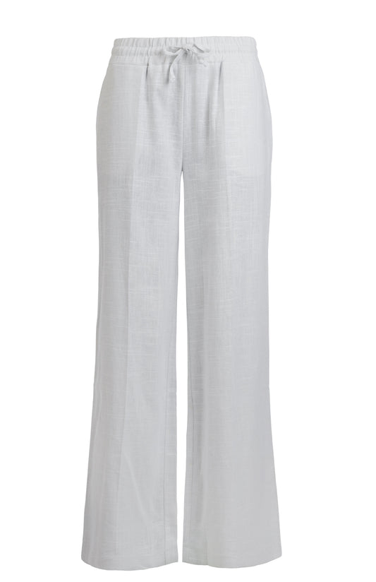 Pantalon Nazil Linnen/Viscose Woven | White