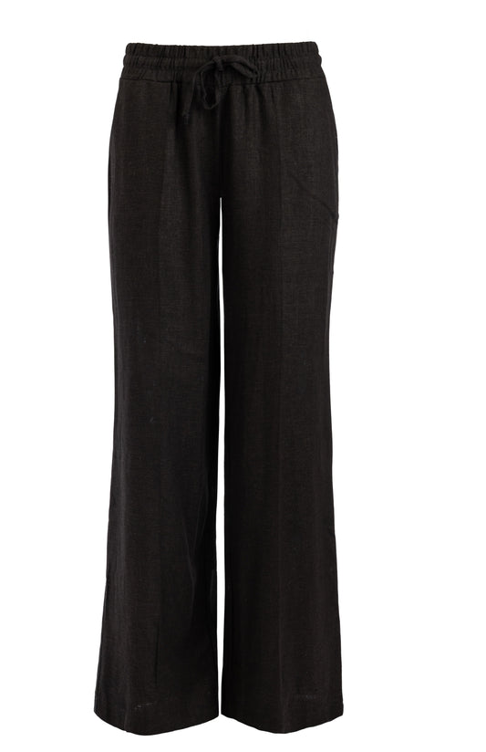 Broek Nazil Linnen/Viscose Woven | Black
