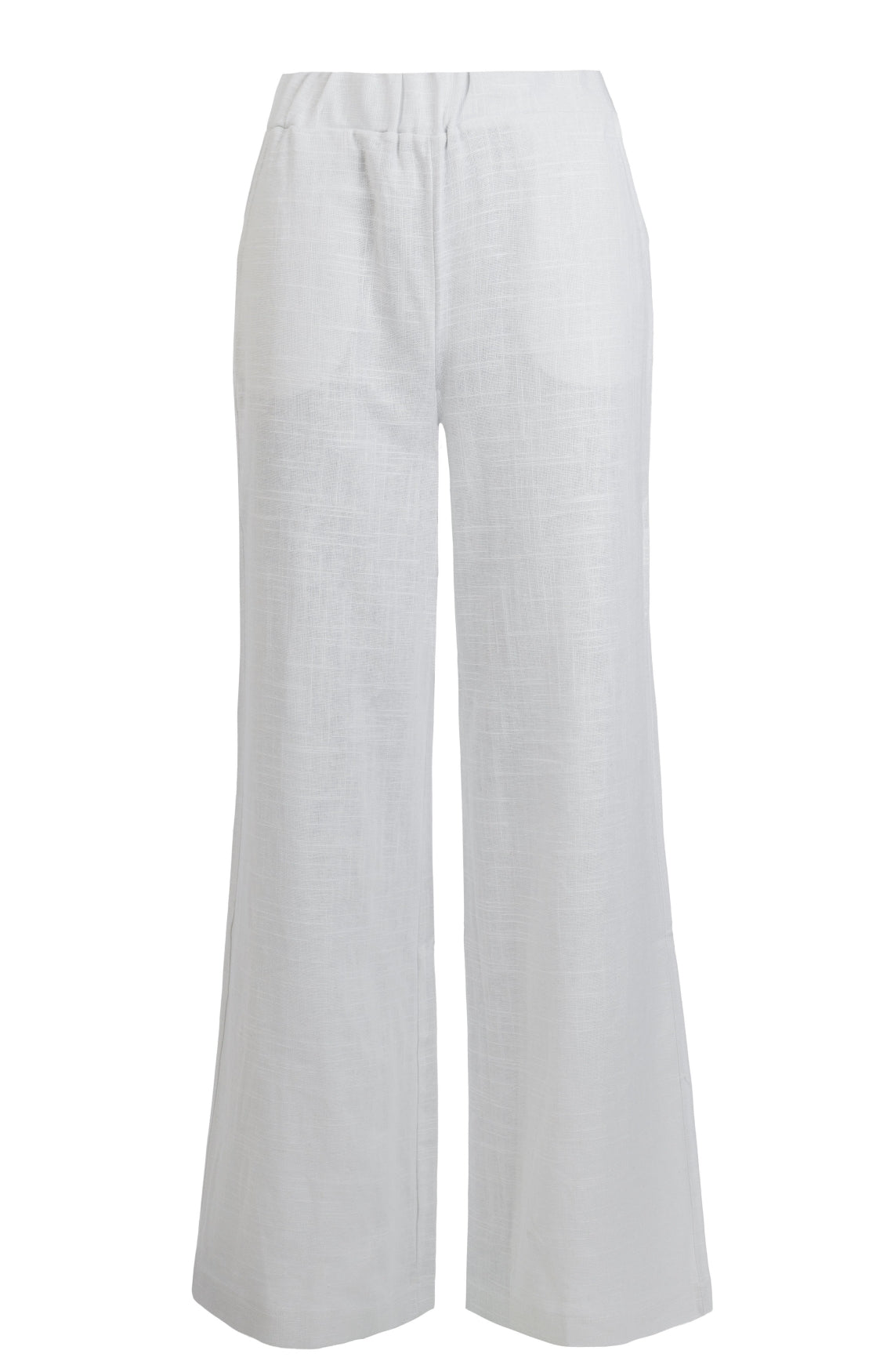 Broek Sianda Linnen/Viscose Woven | White