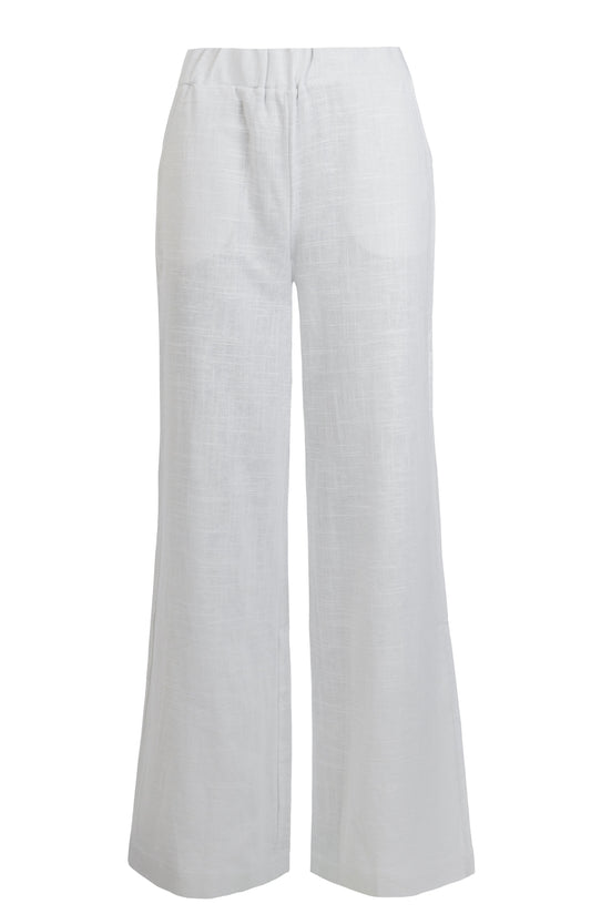 Broek Sianda Linnen/Viscose Woven | White