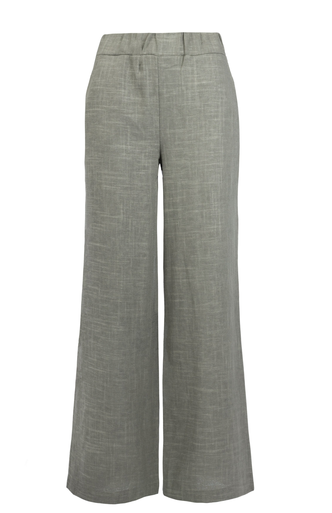Broek Sianda Linnen/Viscose Woven | Army