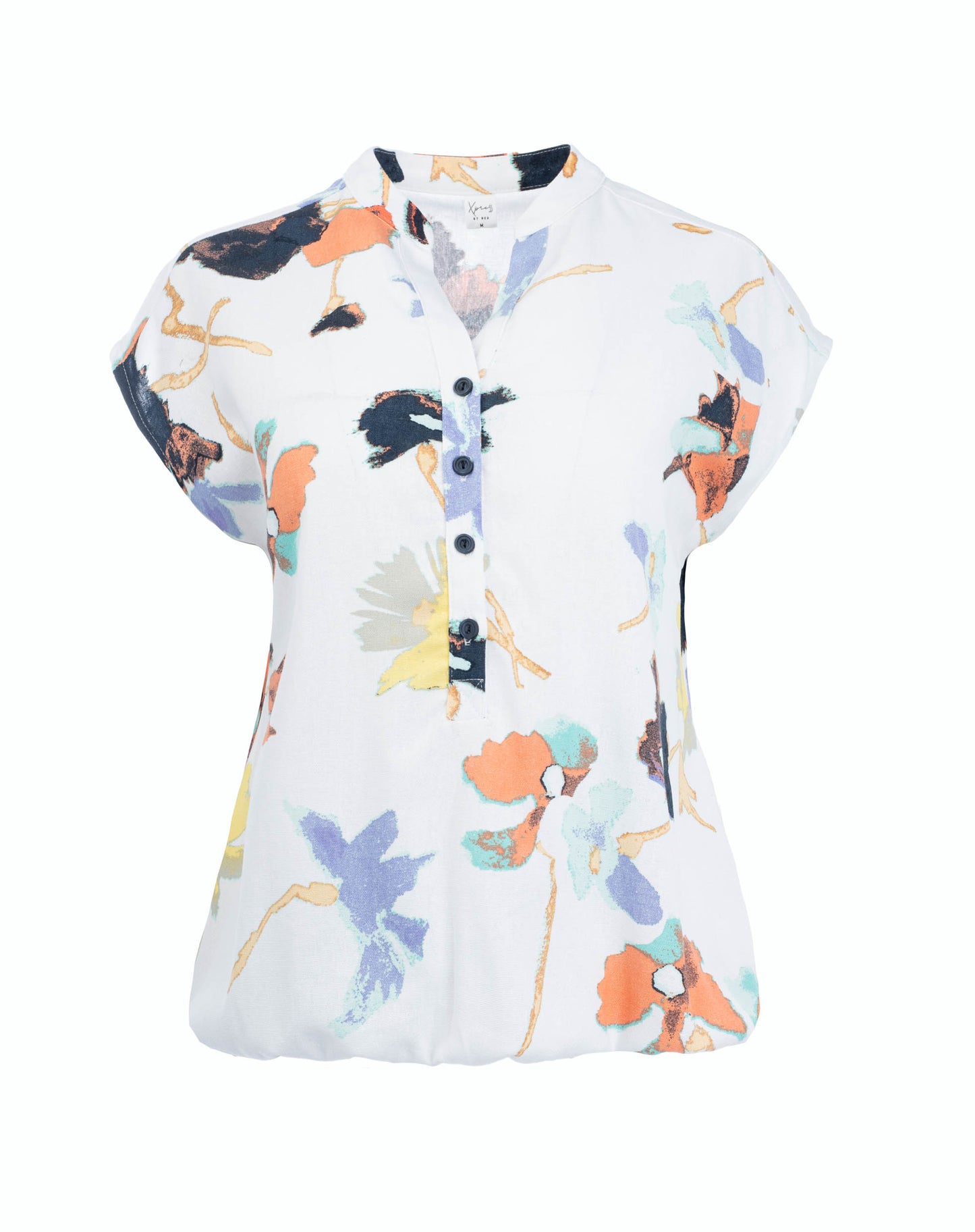 Lucie SL Colored Abstract Blooms Woven | Colored