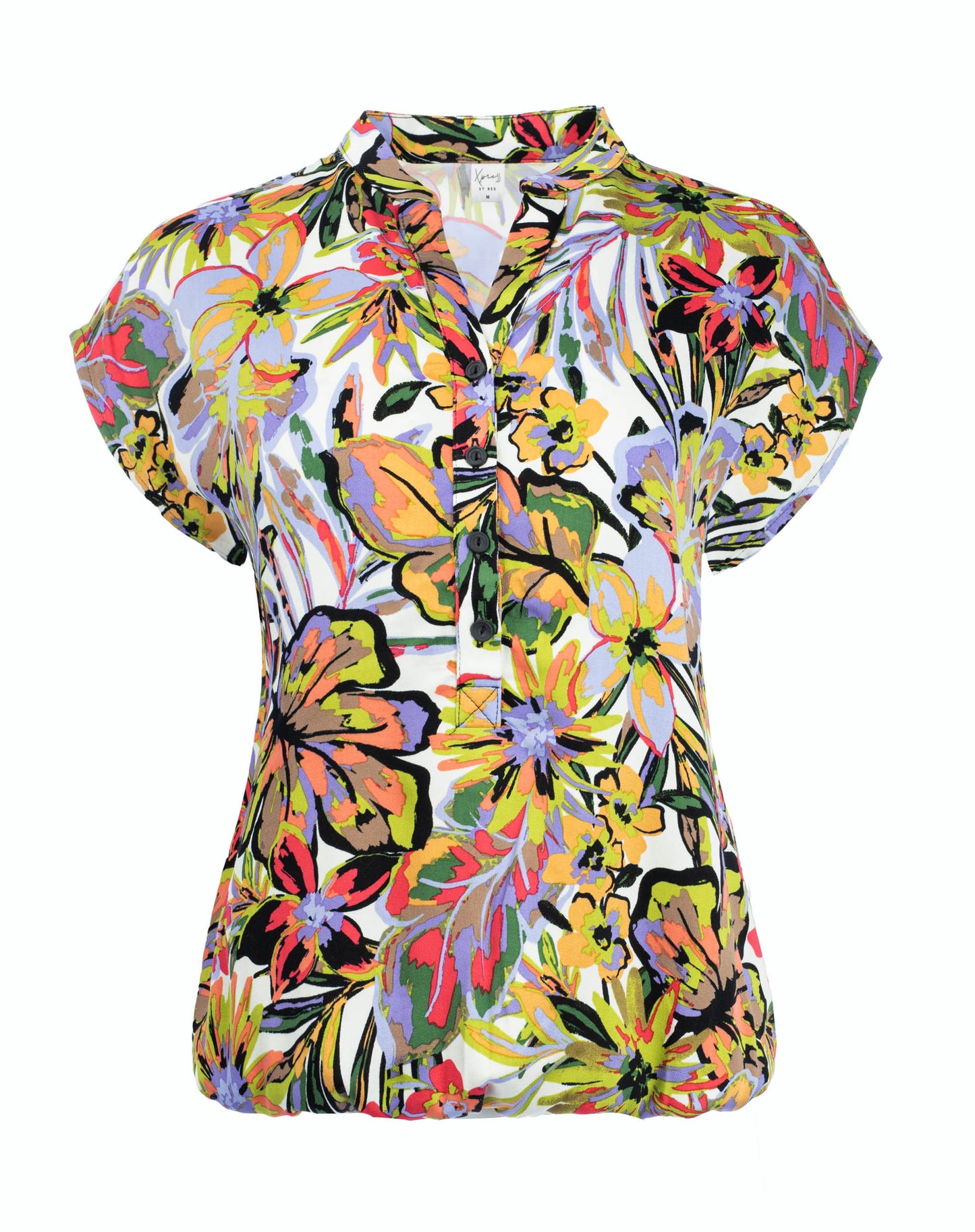 Lucie SL Ecru Multi Flower Woven | Ecru