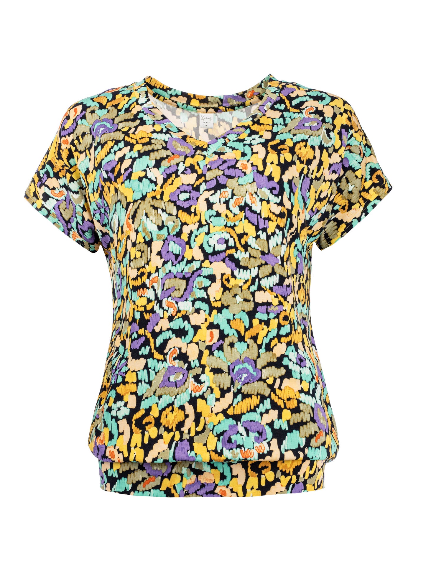 Mana SS Oker Scribbles Tricot | Oker