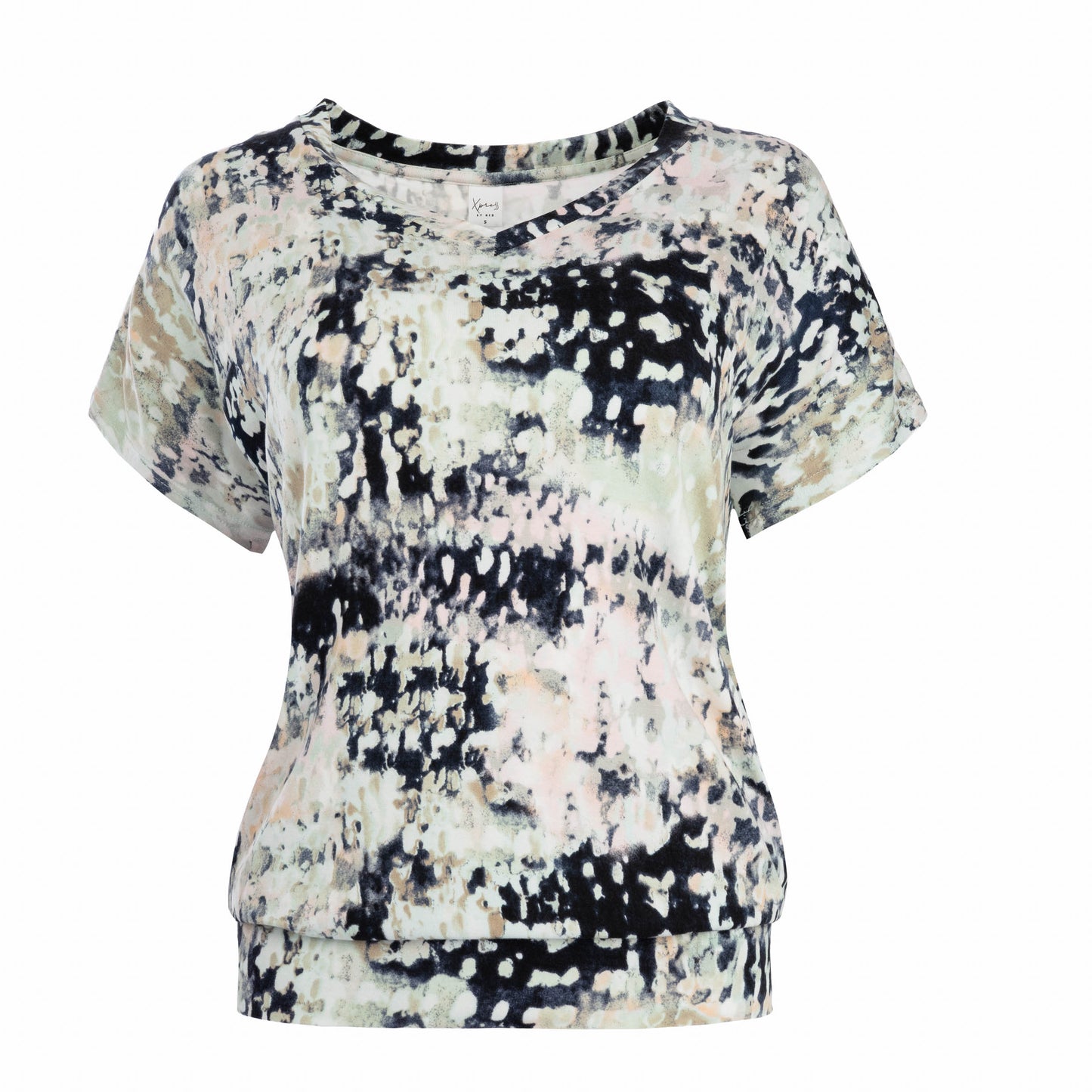 Top Mana SS Mint Waterstains Tricot | Mint