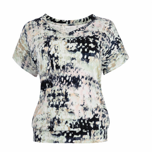 Top Mana SS Mint Waterstains Tricot | Mint