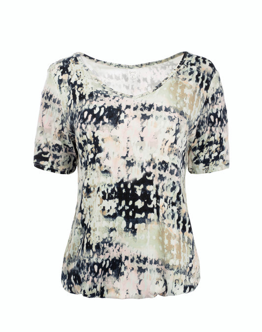 Xavier SS Mint Waterstains Tricot | Mint