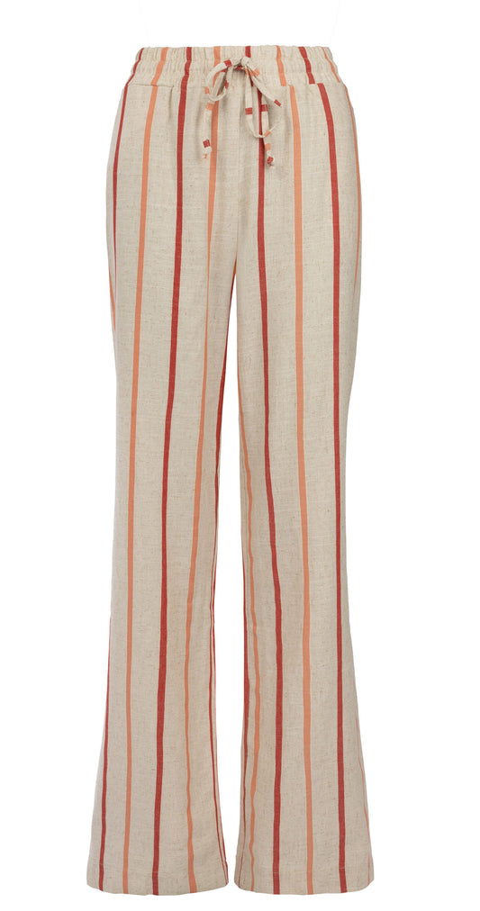 Nino ZPT Salmon Regular Stripe Woven | Salmon