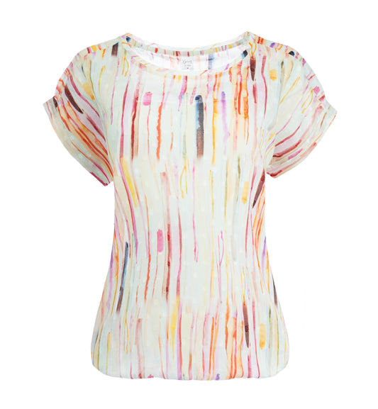 Brisia W Pink Aquarel Brushed Dobby | Pink