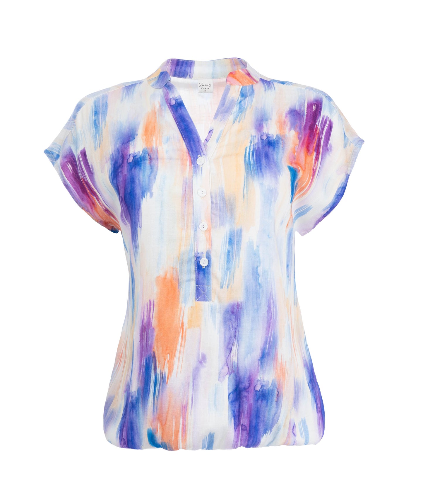 Lucie SL Blue Brush Aquarel Woven | Blue