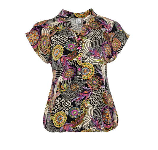 Top Lucie SL Black Fortune Wheel Tricot | Black