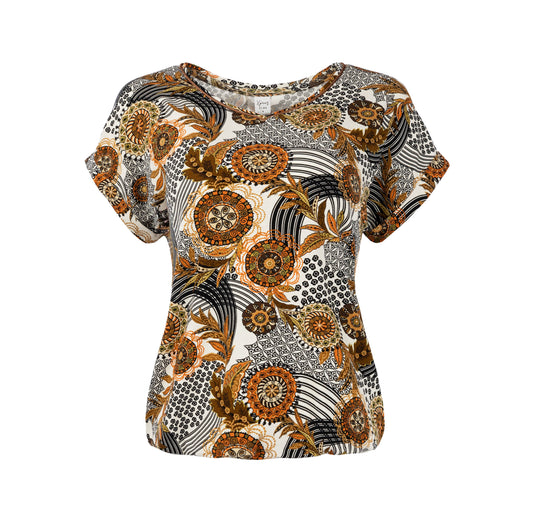 Top Nox-P SS Cognac Fortune Wheel Tricot | Cognac