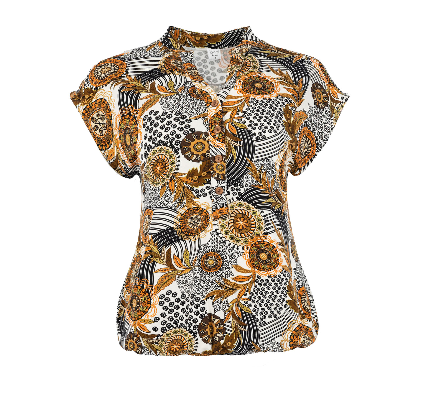 Top Lucie-TR SL Cognac Fortune Wheel Tricot | Cognac