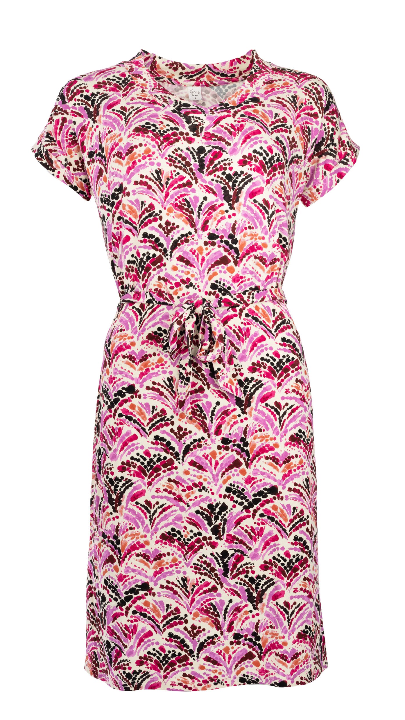 Jurk Mary SS Pink Firework Tricot | Pink