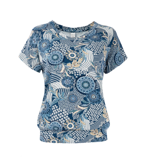 Top Mana SS Blue Fortune Wheel  Tricot | Blue