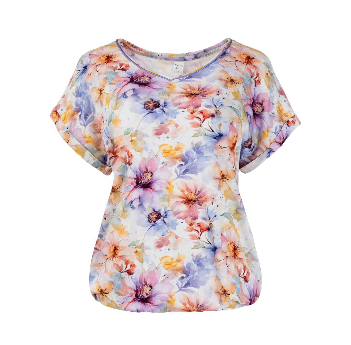 Top Nox-P SS Colored Flowers Tricot | Colored