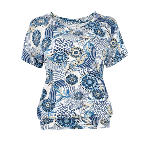 Top Mana SS Navy Fortune Wheel  Tricot | Navy
