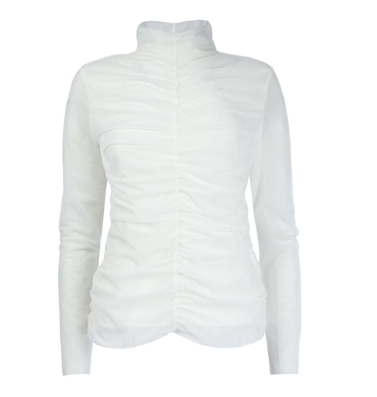 Top Esino-D LS Mesh | Ecru