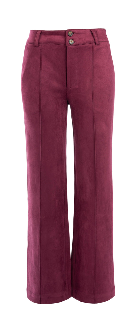 Pilar 2B-RMJ Suedine | Cabernet Red
