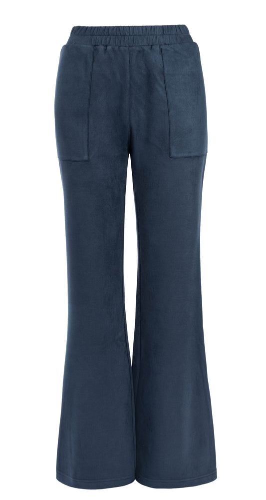 Pantalon Fiska-RMJ Suedine | Naval Blue