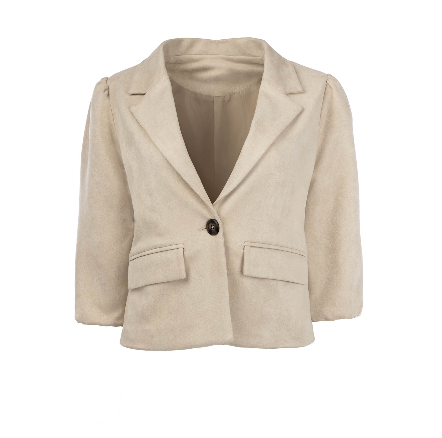 Blazer Yaniek 3/4-RMJ Suedine | Buttercream