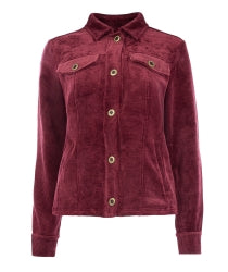 Jasje Galium-W LS-RMJ Rib Corduroy | Cabernet Red