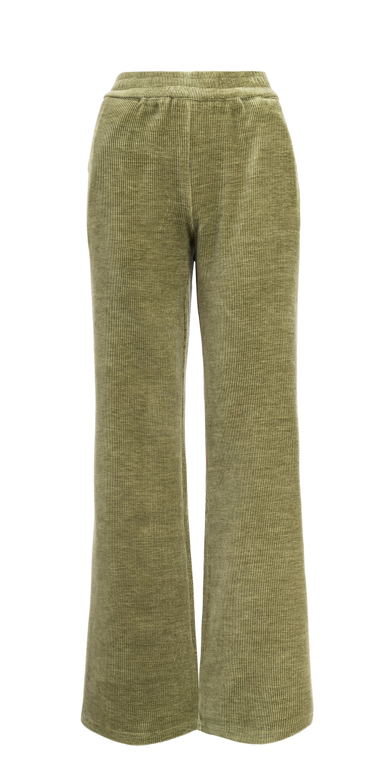 Pantalon Lio-NS Flair-RMJ Rib Corduroy | Green Moss