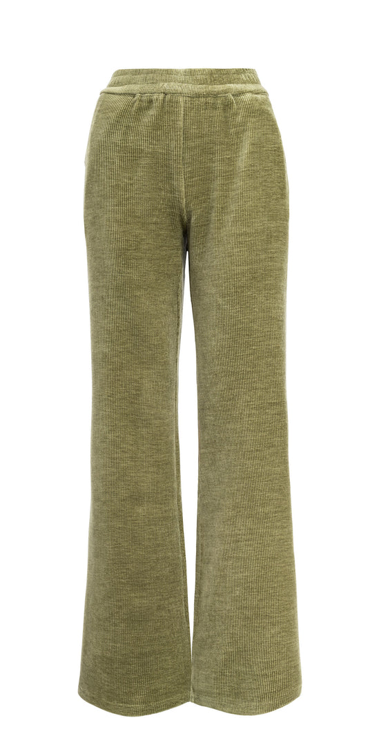 Pantalon Lio-NS Flair-RMJ Rib Corduroy | Green Moss