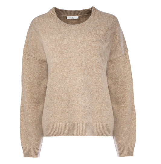 Trui Montana LS-RMJ Textured Knit | Tan