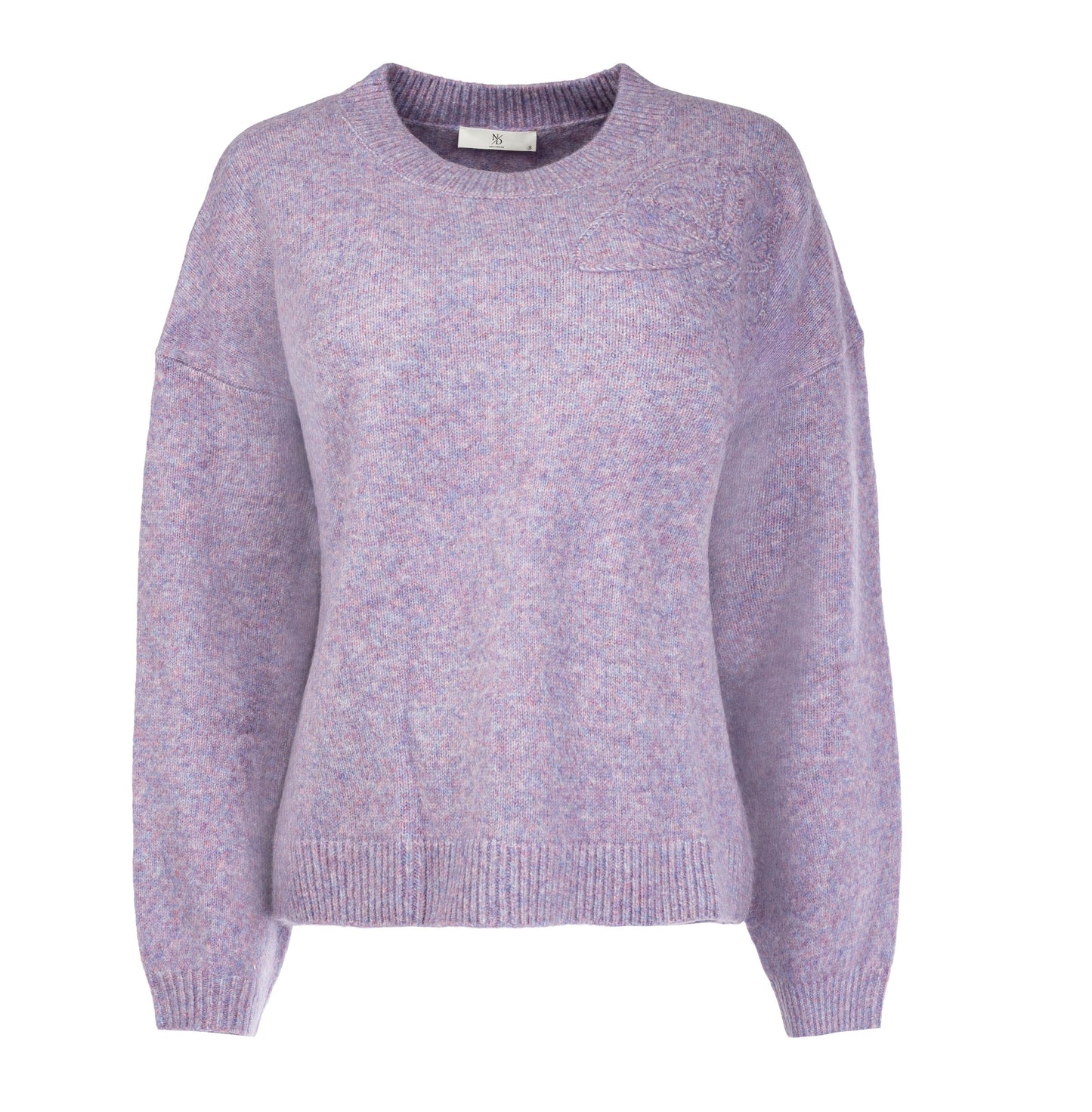 Trui Montana LS-RMJ Textured Knit | Loom Lilac