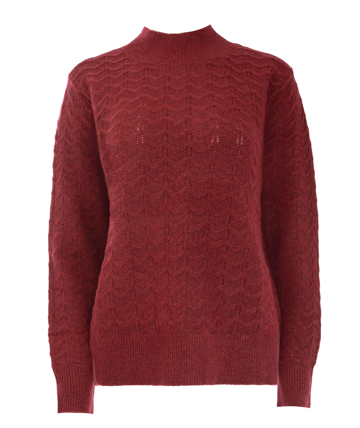 Lucian LS-RMJ Textured Knit | Rhubarb Red