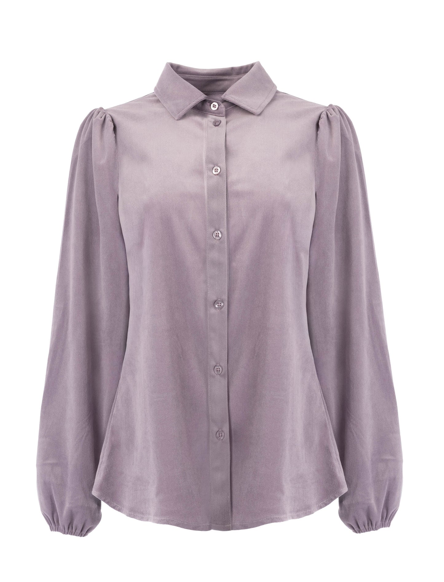 Blouse Mayliera LS-RMJ Velvet Rib | Loom Lilac