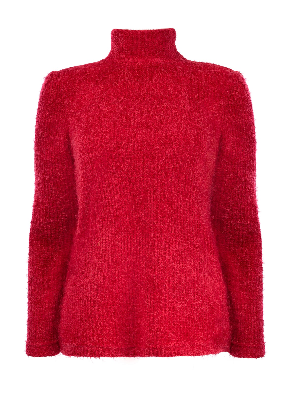 Koltrui Laval LS-RMJ Brushed Hairy Knit | Rhubarb Red