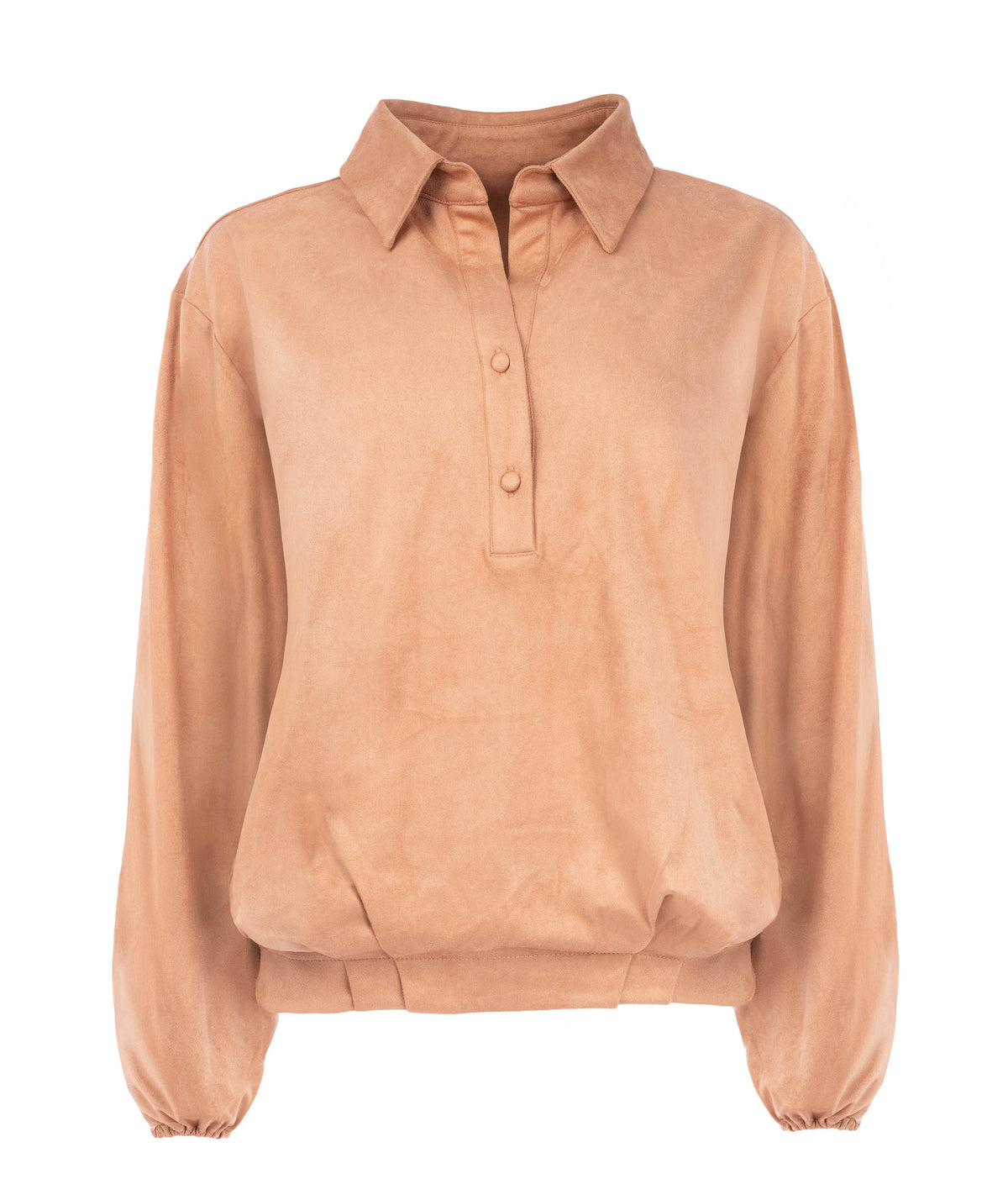 Top Lyme LS-RMJ Shiny Soft Suede | Peach Cream