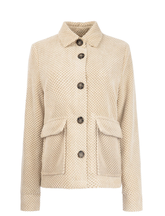 Jasje Halifax LS-RMJ Waffle Chenille | Tan