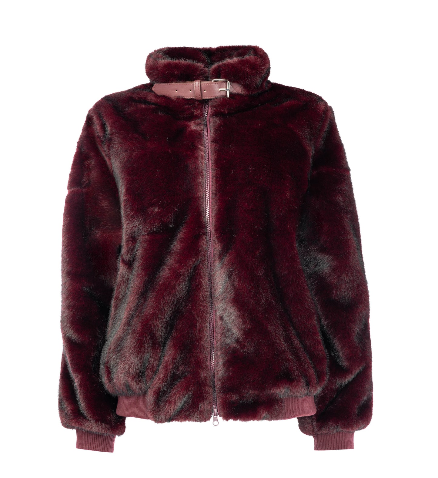 Jas Shields LS-RMJ Shaggy Faux Fur | Grape Wine