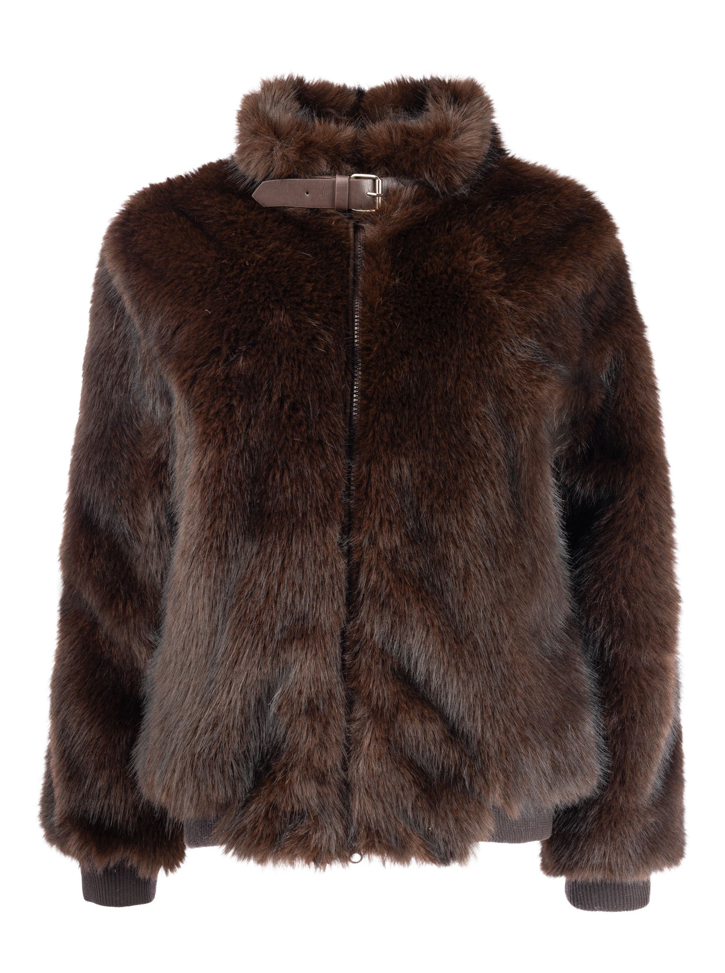 Jas Shields LS-RMJ Sleek Faux Fur | Ganache Brown