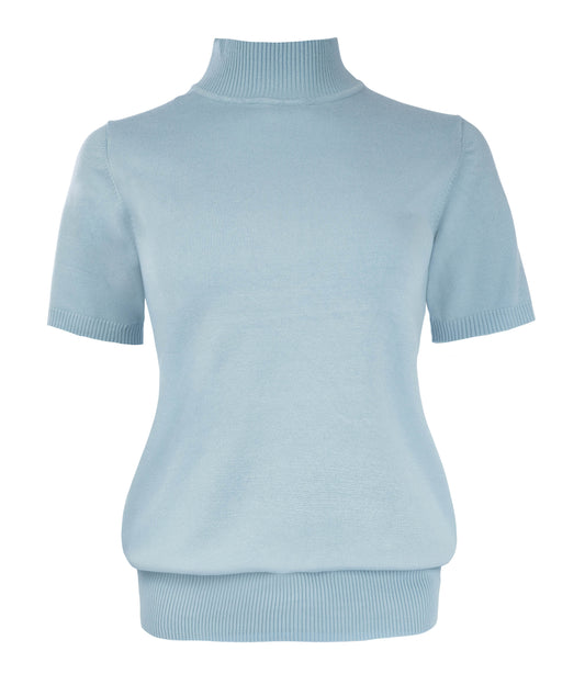 Top Mayra 1/2 SS-RMB Brei | Skyway Blue