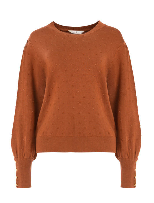 Trui Vaset LS-RMB Brei | Coconut Shell