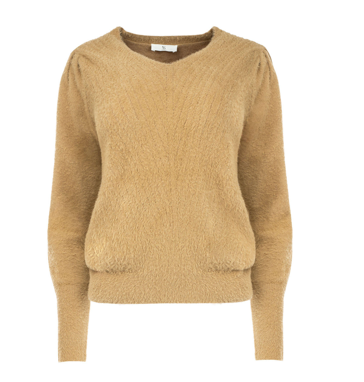 Belins LS-RMJ Furry Knit | Tan