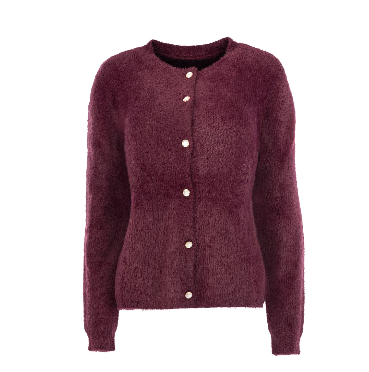 Vest Delta LS-RMJ Furry Knit | Grape Wine
