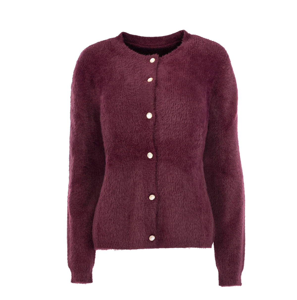 Vest Delta LS-RMJ Furry Knit | Grape Wine