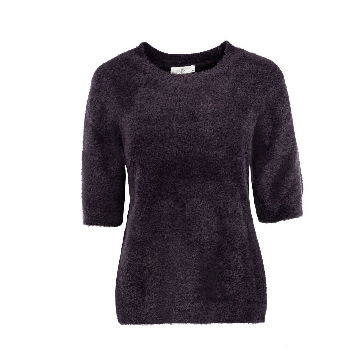 Trui Victoria 1/2 SS-RMJ Furry Knit | Baritone Blue