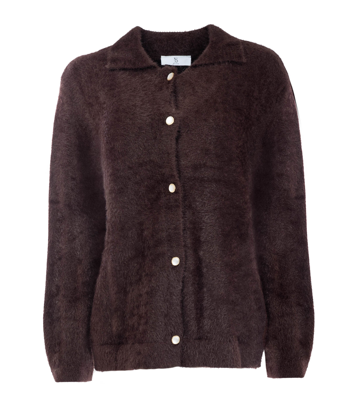 Halton 7/8 SS-RMJ Furry Knit | Chocolate Plum