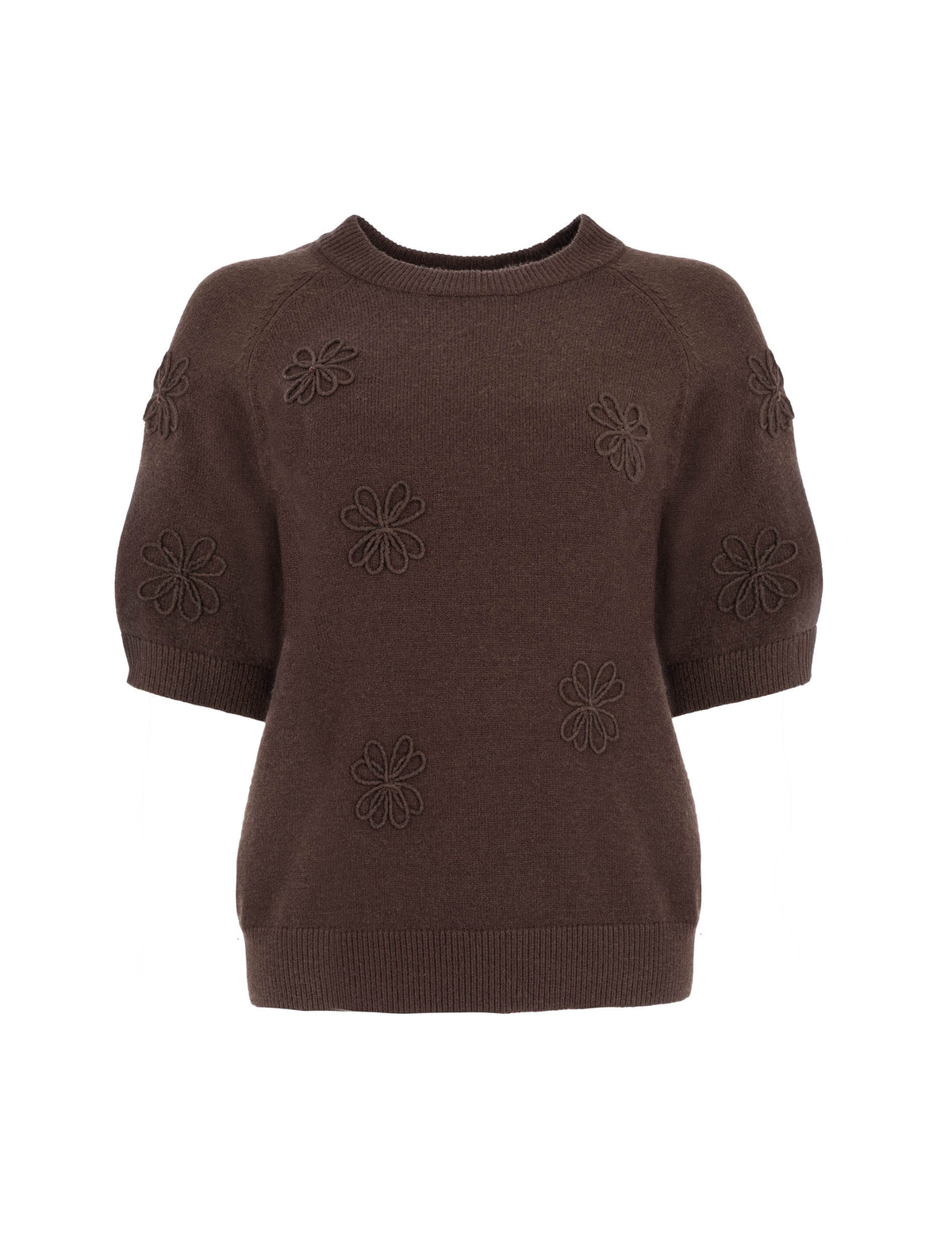 Trui Main 1/2 SS-RMB Design Brei | Ganache Brown