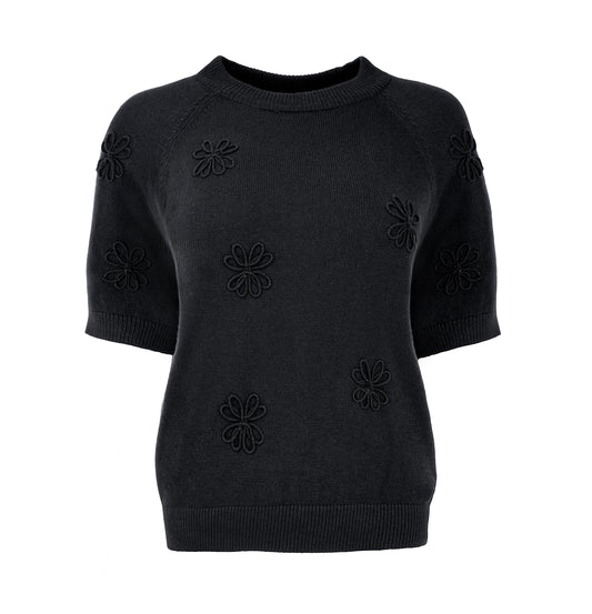 Top Main 1/2 SS-RMB Design Brei | Black