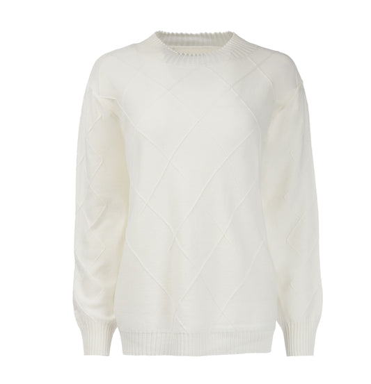 Trui Lesia LS-RMB Design Brei | Ecru