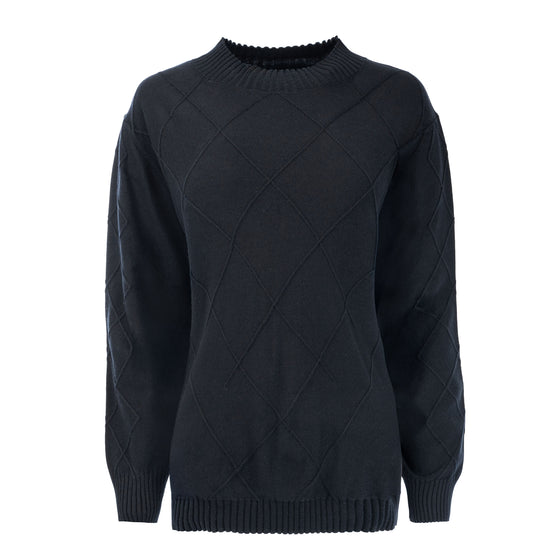 Trui Lesia LS-RMB Design Brei | Black