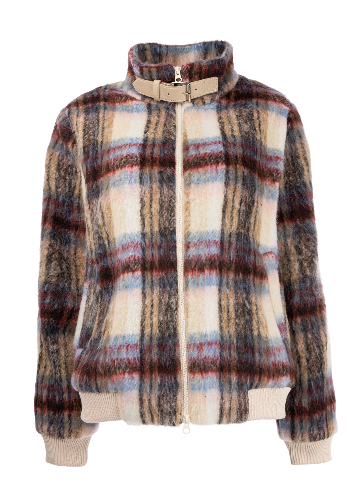 Jas Shields-PP LS-RMJ Cabernet Red Multi Check Brushed Woven | Cabernet Red