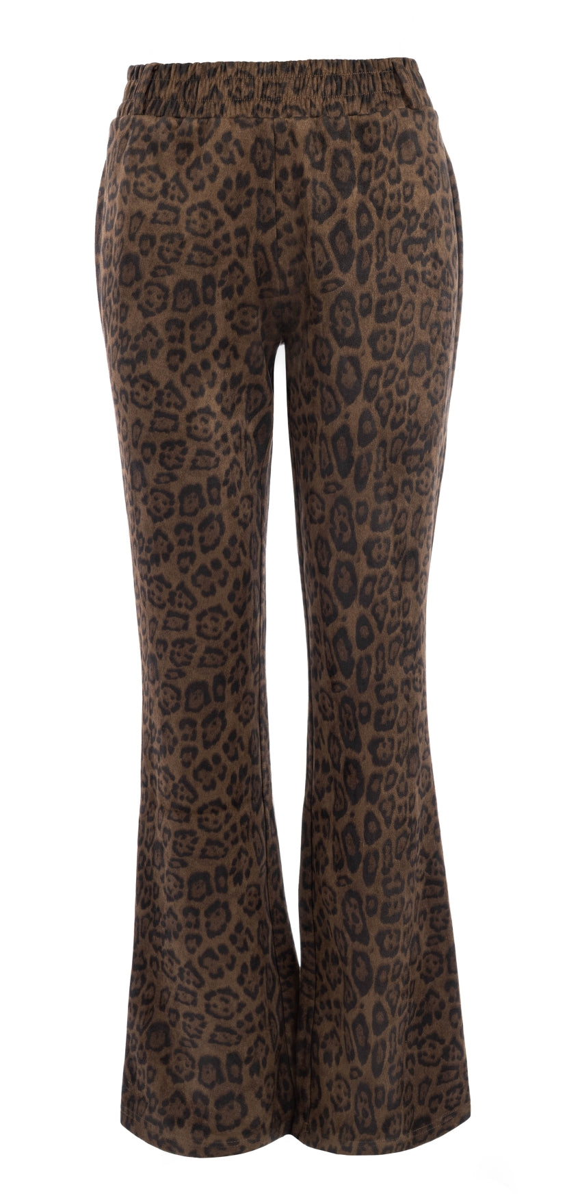 Pantalon Ankie-NS/BL-RMJ Downtown Brown Leopard Tricot Knit | Downtown Brown
